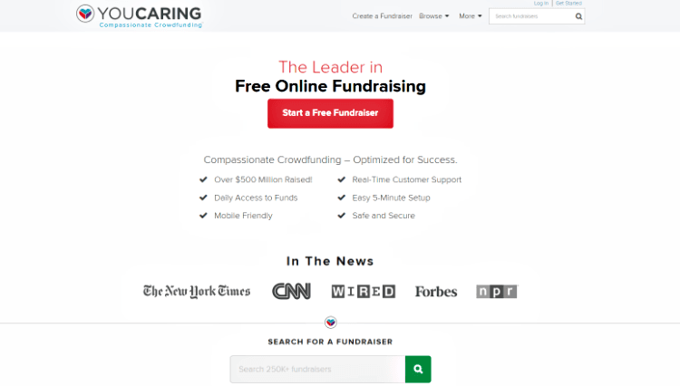 YouCaring_crowdfunding site