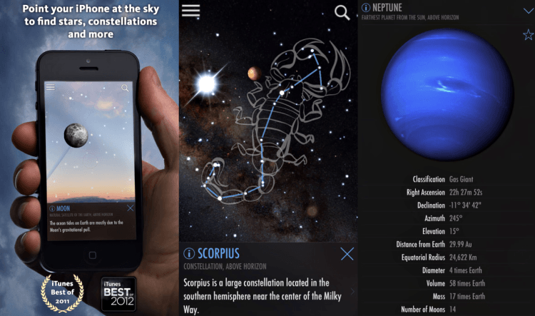 SkyView Free app screenshot