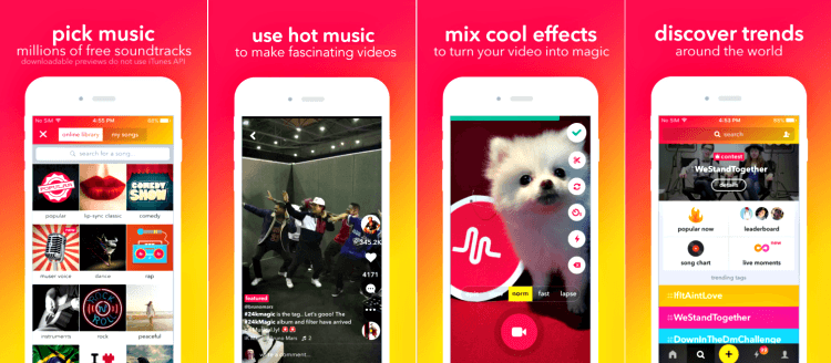 5musixal.ly-your video social network