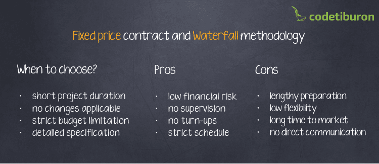 Fixed price model cons and pros